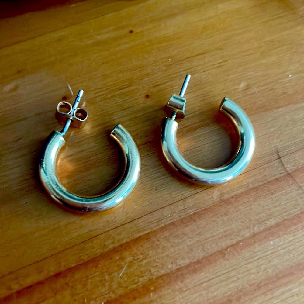 Madewell Earrings Small Hoops